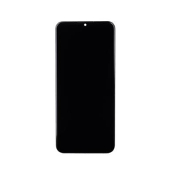 Přední kryt Samsung A035G Galaxy A03 Black / černý + LCD + dotyková deska, Originál