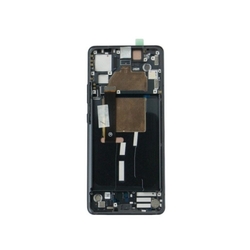 Přední kryt Motorola Edge 30 Fusion Black / černý + LCD + dotyko