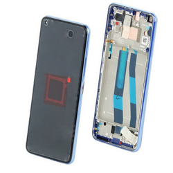 Přední kryt Xiaomi Mi 11 Lite 5G Blue / modrý + LCD + dotyková d