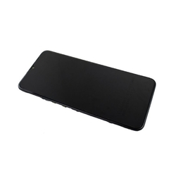 Přední kryt Oppo A16s CPH2271 Black / černý + LCD + dotyková deska, Originál