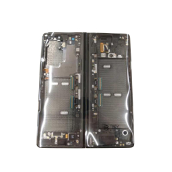 Přední kryt Samsung F916B Galaxy Z Fold2 Black / černý + LCD + dotyková deska, Originál