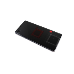 Přední kryt Xiaomi 12 Violet / fialový + LCD + dotyková deska, Originál