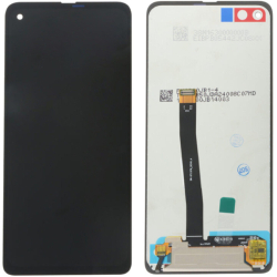 LCD Samsung G715 Galaxy Xcover Pro + dotyková deska Black / černá, Originál