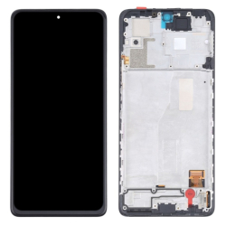 Přední kryt Xiaomi Redmi Note 10 Pro 2021 Black / černý + LCD + dotyk, Originál - TFT