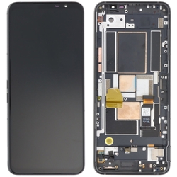 Přední kryt Asus ROG Phone 5 ZS673KS Black / černý + LCD + dotyková deska, Originál