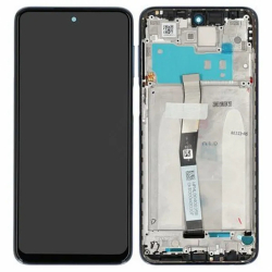 Přední kryt Xiaomi Redmi Note 9 Pro Grey / šedý + LCD + dotyková deska, Originál