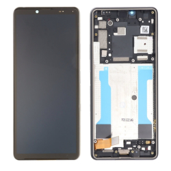 Přední kryt Sony Xperia 10 III XQ-BT52 Black / černý + LCD + dot