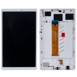 Přední kryt Samsung T220 Galaxy Tab A7 Lite Wifi White / bílý + LCD + dotyková deska, Orig