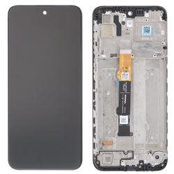 Přední kryt Motorola G41 XT2167-2 Black / černý + LCD + dotyková deska, Originál