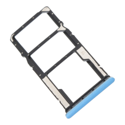 Držák SIM + microSD Xiaomi Redmi 10C Blue / modrý, Originál
