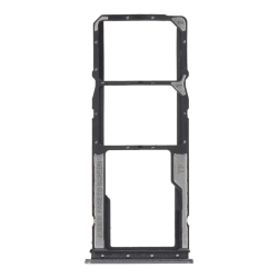 Držák SIM + microSD Xiaomi Redmi 10C Black / černý, Originál