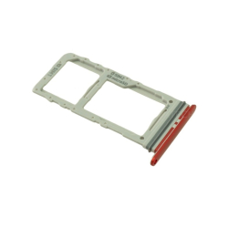 Držák SIM + microSD Samsung G970, G973, G988 Galaxy S20 Ultra Red / červený, Originál