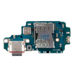 UI deska Samsung S908B Galaxy S22 Ultra + microUSB konektor + mikrofon + čtečka, Originál