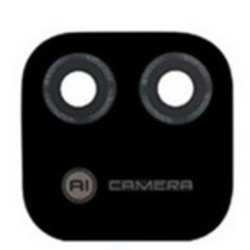Sklíčko kamery Realme C11 2021 Black / černé, Originál