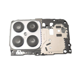 Krytka kamery Huawei Honor X8 2022 Silver / stříbrná + sklíčko, Originál