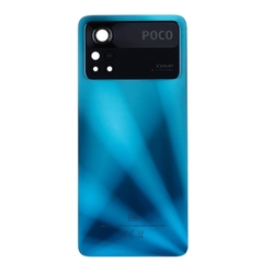 Zadní kryt Xiaomi Poco X4 Pro 5G Laser Blue / modrý + sklíčko kamery, Originál