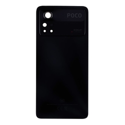 Zadní kryt Xiaomi Poco X4 Pro 5G Laser Black / černý + sklíčko kamery, Originál