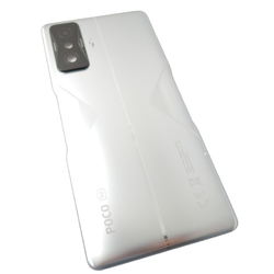 Zadní kryt Xiaomi Poco F4 GT Silver / stříbrný + sklíčko kamery, Originál