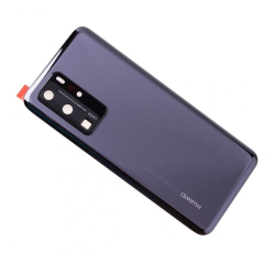 Zadní kryt Huawei P40 Pro Plus Black / černý, Originál - SWAP