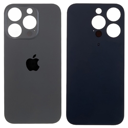 Zadní kryt Apple iPhone 14 Pro Max Black / černý - větší otvor pro sklíčko kamer