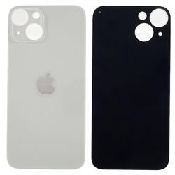Zadní kryt Apple iPhone 14 White / bílý - větší otvor pro sklíčk