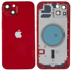 Zadní kryt Apple iPhone 13 Red / červený + sklíčko kamery + střed