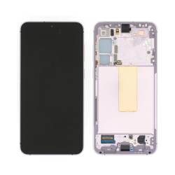 Přední kryt Samsung S916 Galaxy S23+ Lavender + LCD + dotyková deska, Originál