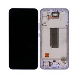 Přední kryt Samsung A346 Galaxy A34 5G Awesome Violet / fialový + LCD + dotyk, Originál