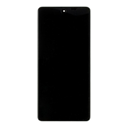 Přední kryt Xiaomi Redmi Note 12 Pro 5G Black / černý + LCD + dotyková deska, Originál