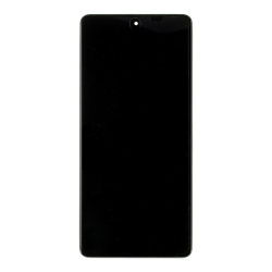 Přední kryt Xiaomi Redmi Note 12 Pro 5G Black / černý + LCD + dotyková deska, Originál