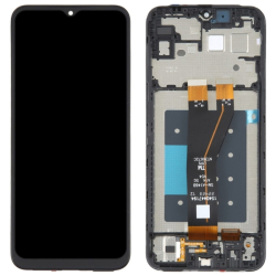 Přední kryt Samsung A146B Galaxy A14 5G Black / černý + LCD + dotyková deska, Originál