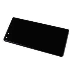 Přední kryt Huawei Mate 40 Pro Black / černý + LCD + dotyková deska, Originál