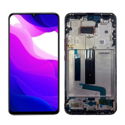 Přední kryt Xiaomi Mi 10 Lite Grey / šedý + LCD + dotyková deska, Originál - REPAS