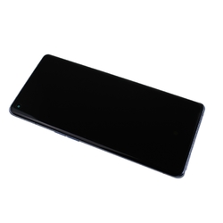 Přední kryt Oppo Reno 6 Pro 5G Black / černý + LCD + dotyková de