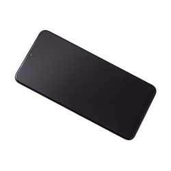 Přední kryt Samsung A105 Galaxy A10 Black / černý + LCD + dotyková deska, Originál - REPAS