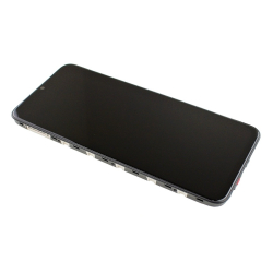 Přední kryt Oppo A17 CPH2477 Black / černý + LCD + dotyková deska, Originál