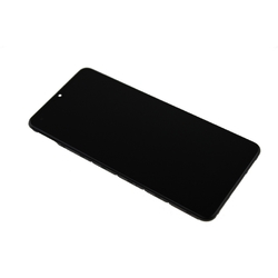 Přední kryt Samsung M325 Galaxy M32 Black / černý + LCD + dotyko