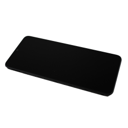 Přední kryt Xiaomi Redmi 12C Black / černý + LCD + dotyková deska, Originál - REPAS