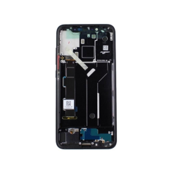 Přední kryt Xiaomi Mi 11 Lite 4G Blue / modrý + LCD + dotyková deska, Originál - REPAS