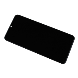Přední kryt Samsung A045 Galaxy A04 Black / černý + LCD + dotyková deska, Originál