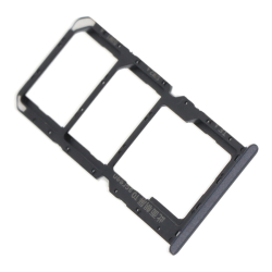 Držák SIM + microSD Realme C25Y Black / černý, Originál