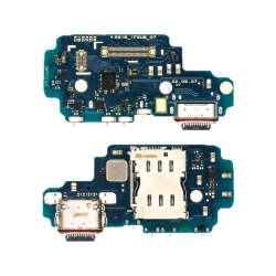 UI deska Samsung S918 Galaxy S23 Ultra + USB-C konektor + mikrofon + čtečka SIM, Originál