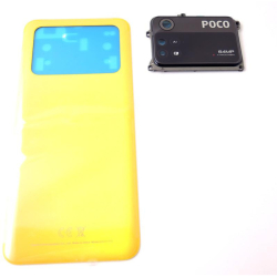Zadní kryt Xiaomi Poco M4 Pro 4G Yellow / žlutý + sklíčko kamery, Originál