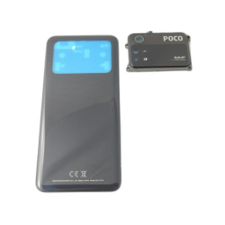 Zadní kryt Xiaomi Poco M4 Pro 4G Black / černý + sklíčko kamery, Originál