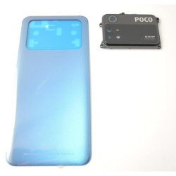 Zadní kryt Xiaomi Poco M4 Pro 4G Blue / modrý + sklíčko kamery, Originál