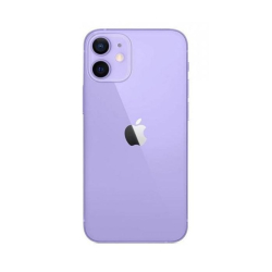 Zadní kryt Apple iPhone 12 mini Purple / fialový + sklíčko kamery + střed, Originál