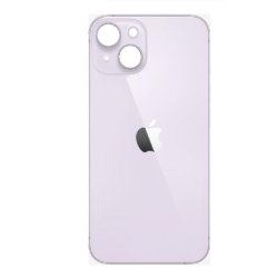 Zadní kryt Apple iPhone 14 Purple / fialový - větší otvor pro sklíčko kamery, Originál