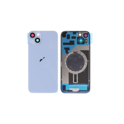 Zadní kryt Apple iPhone 14 Plus Blue / modrý + sklíčko kamery + magnet, Originál