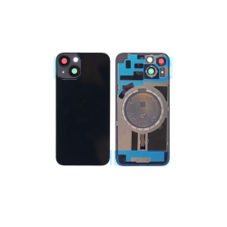 Zadní kryt Apple iPhone 14 Midnight black / černý + sklíčko kamery + magnet, Originál