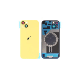 Zadní kryt Apple iPhone 14 Plus Yellow / žlutý + sklíčko kamery + magnet, Originál